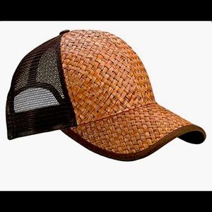 PETER GRIMM STRAW TRUCKER HAT